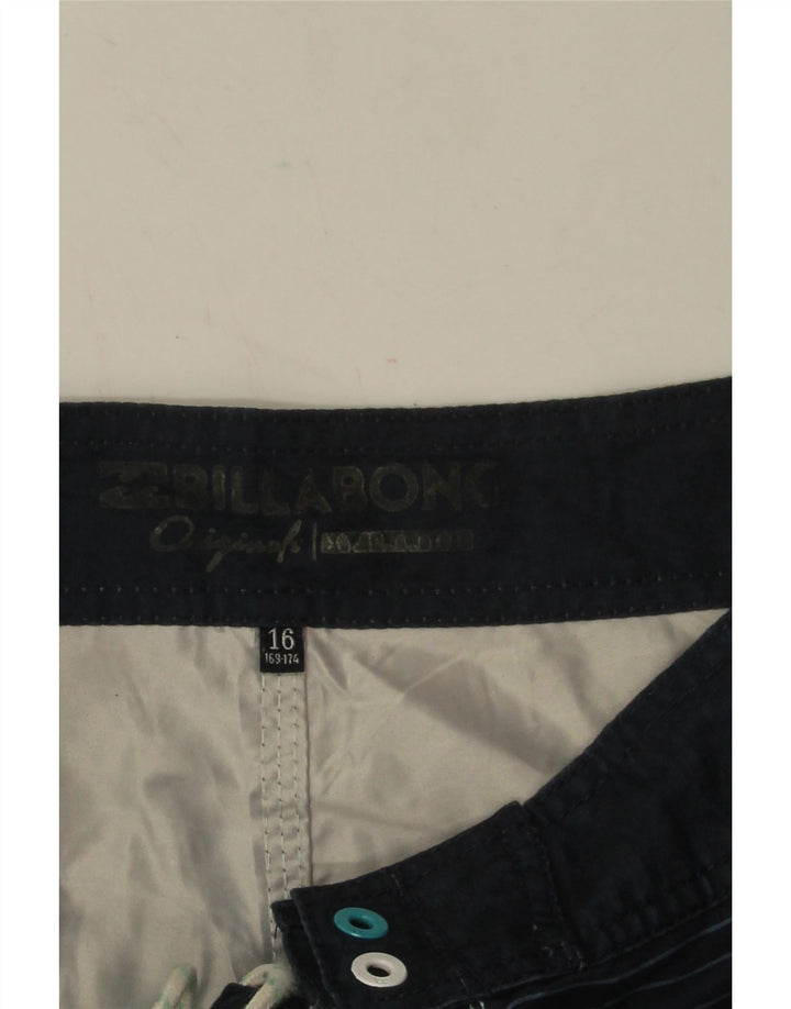 Calções de banho Billabong Boys 15-16 anos poliéster listrado multicolorido