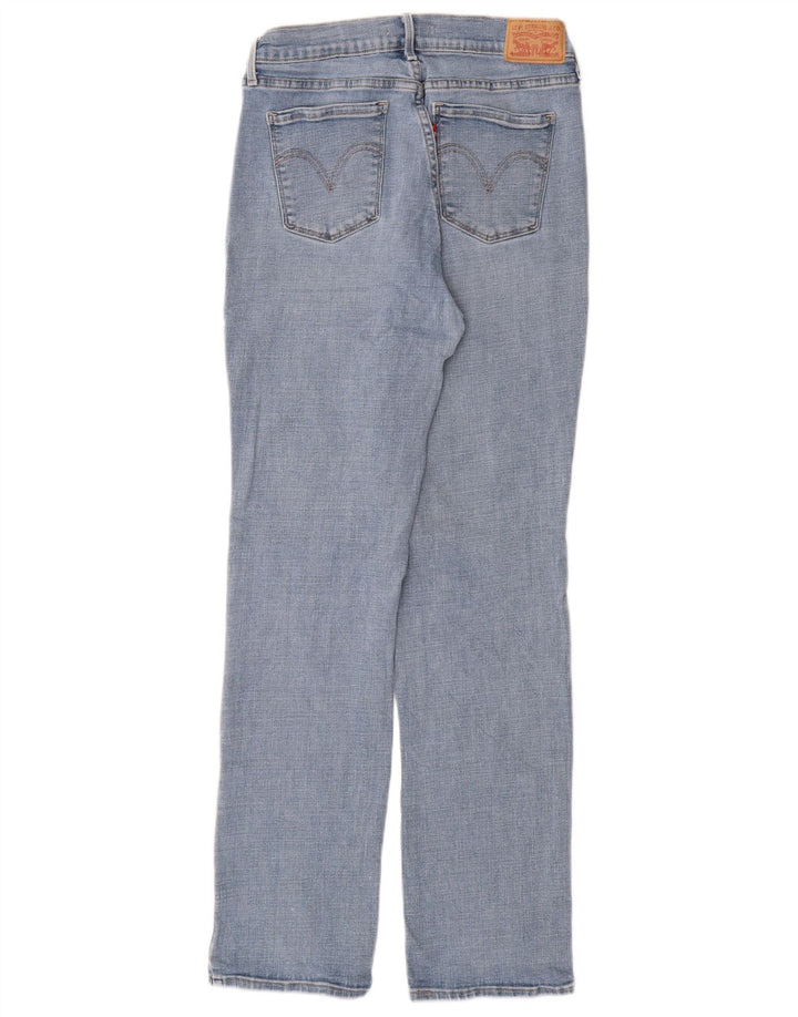 Levi's feminino 505 jeans retos US 8 médio W29 L32 algodão azul