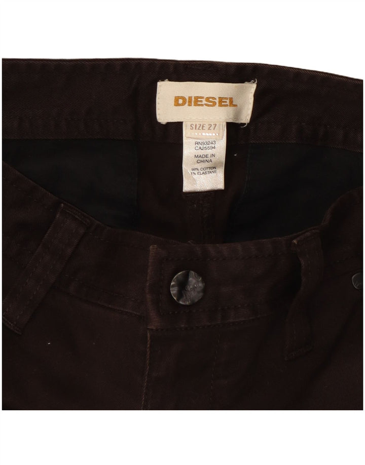 Diesel feminino bootcut jeans W27 L34 algodão preto