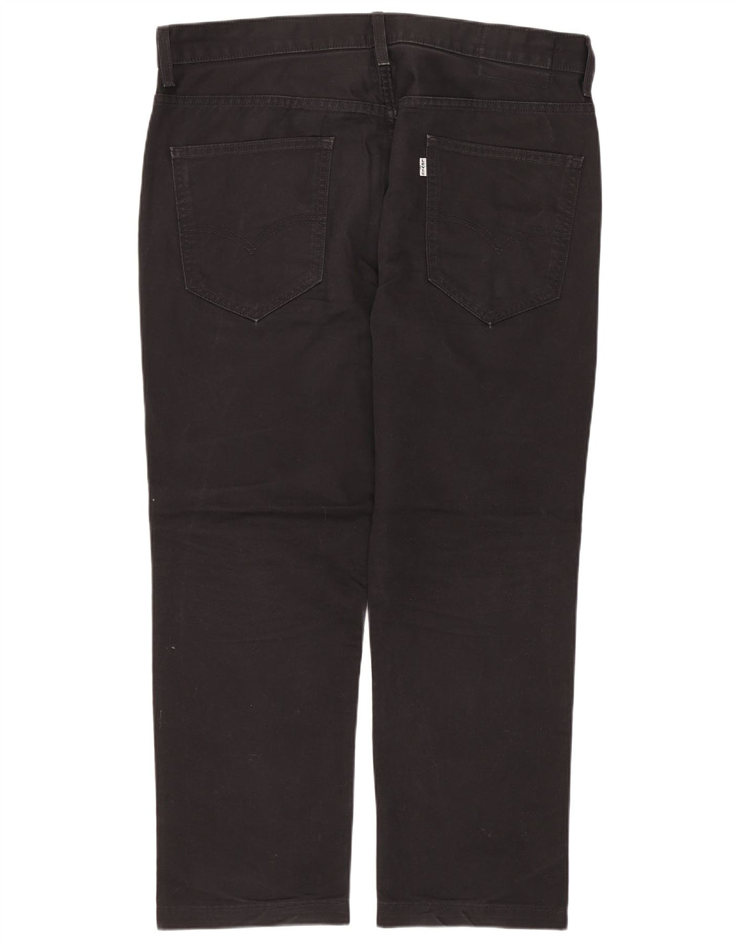Calça jeans reta masculina Levi's W33 L25 algodão preto