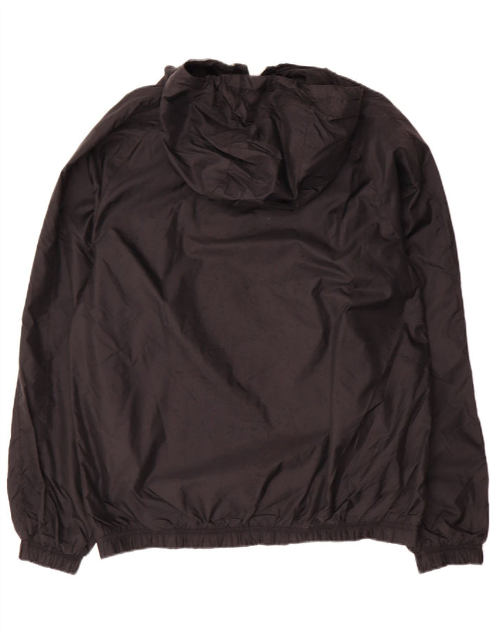 Jaqueta bomber masculina Nike com capuz UK 36 poliéster preto pequeno