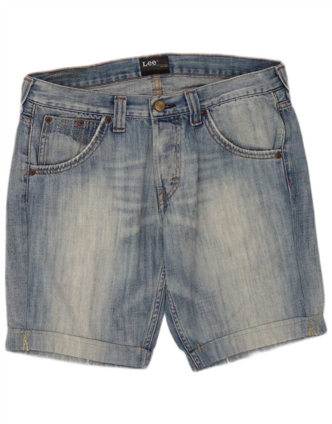 Shorts jeans Lee masculino Ripley W31 algodão azul médio