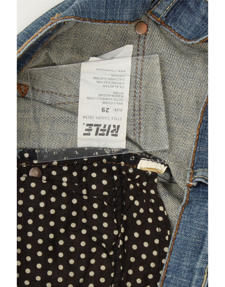 RIFLE Womens Straight Jeans W29 L29 Blue Cotton Vintage Rifle and Second-Hand Rifle from Messina Hembry 