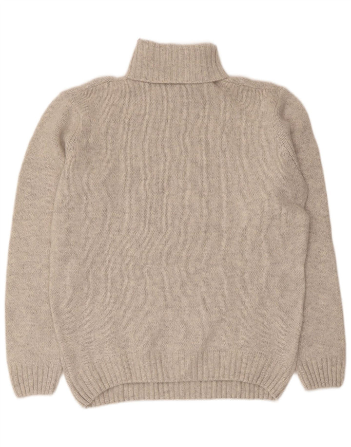 Suéter feminino Marlboro Classics com gola redonda Reino Unido 20 2XL lã cinza