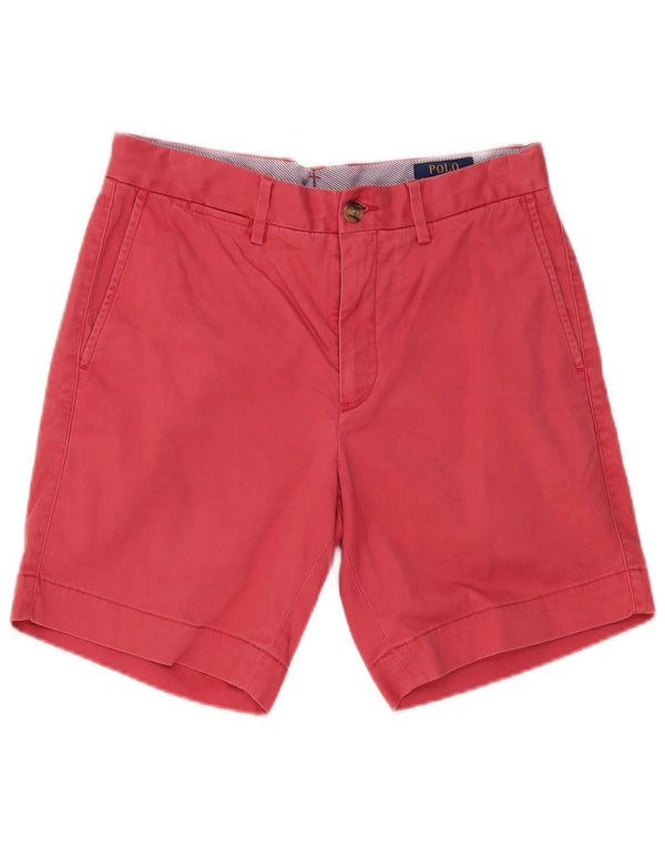Shorts chino masculino RALPH LAUREN W30 algodão rosa médio