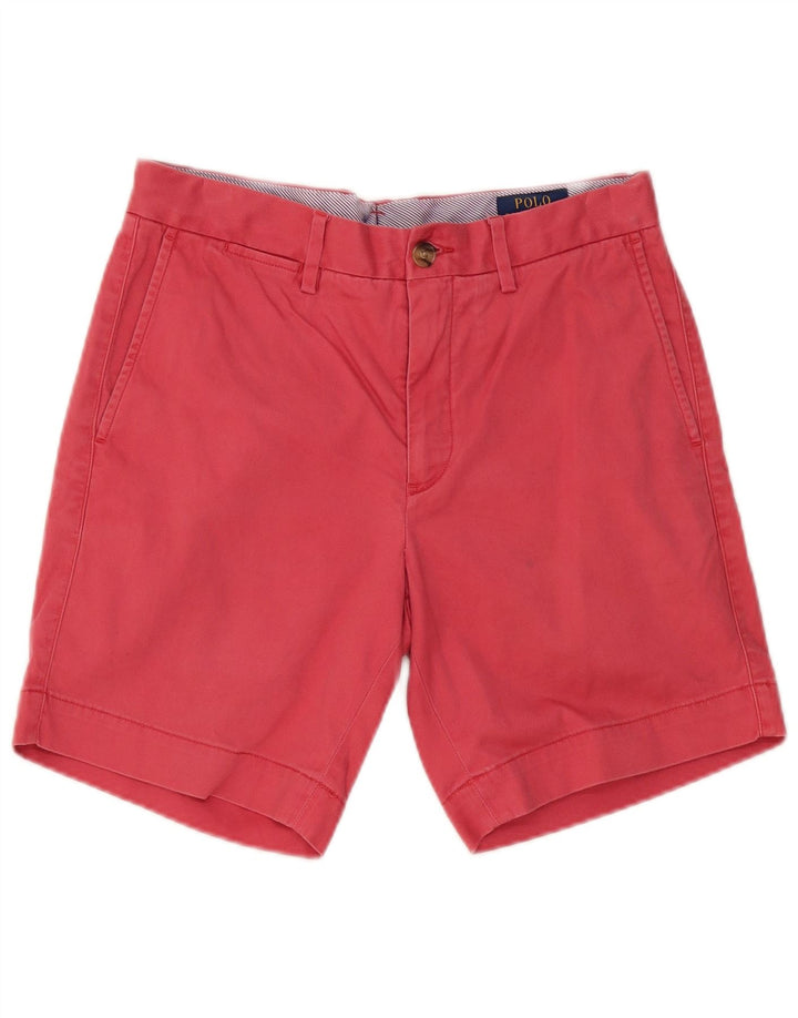 Shorts chino masculino RALPH LAUREN W30 algodão rosa médio
