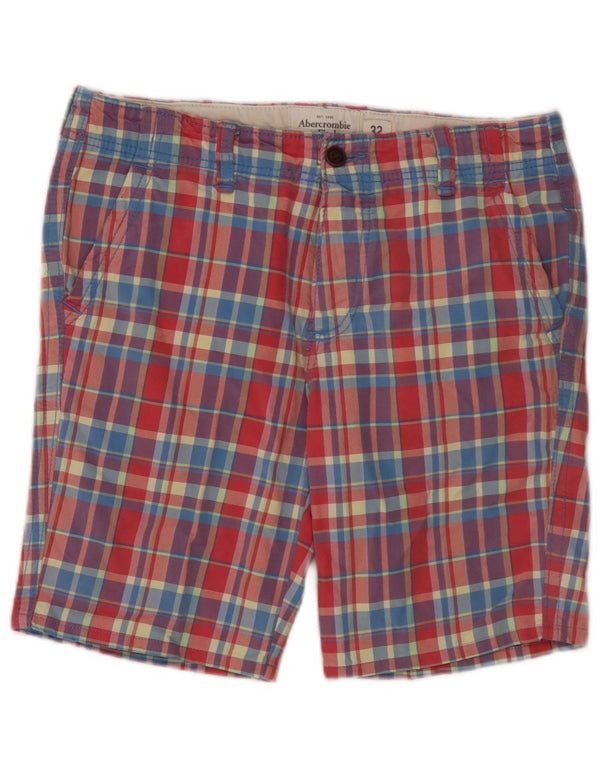 Shorts Chino Masculino Abercrombie & Fitch W32 Algodão Xadrez Médio Multicolorido
