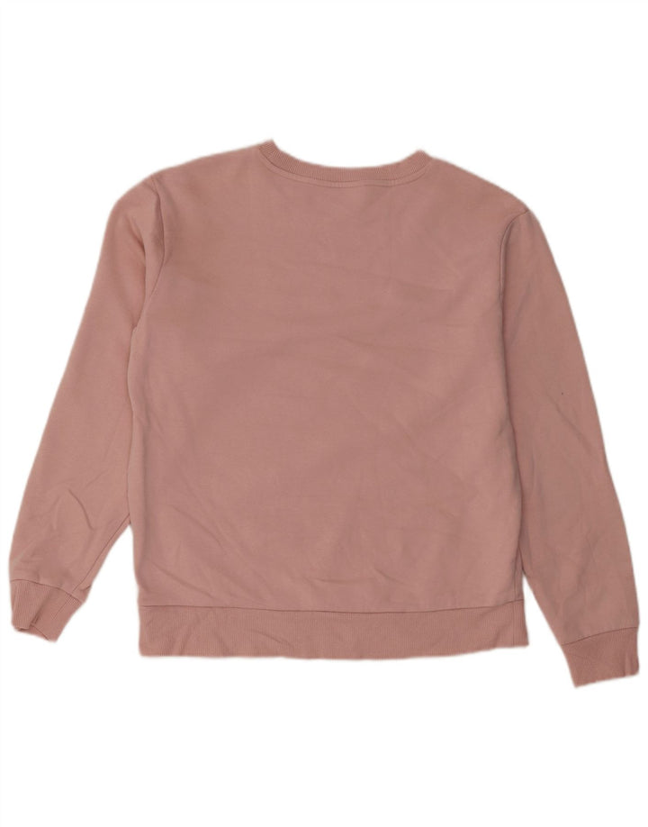 Suéter de moletom feminino grande Marks & Spencer Reino Unido 10 pequeno rosa