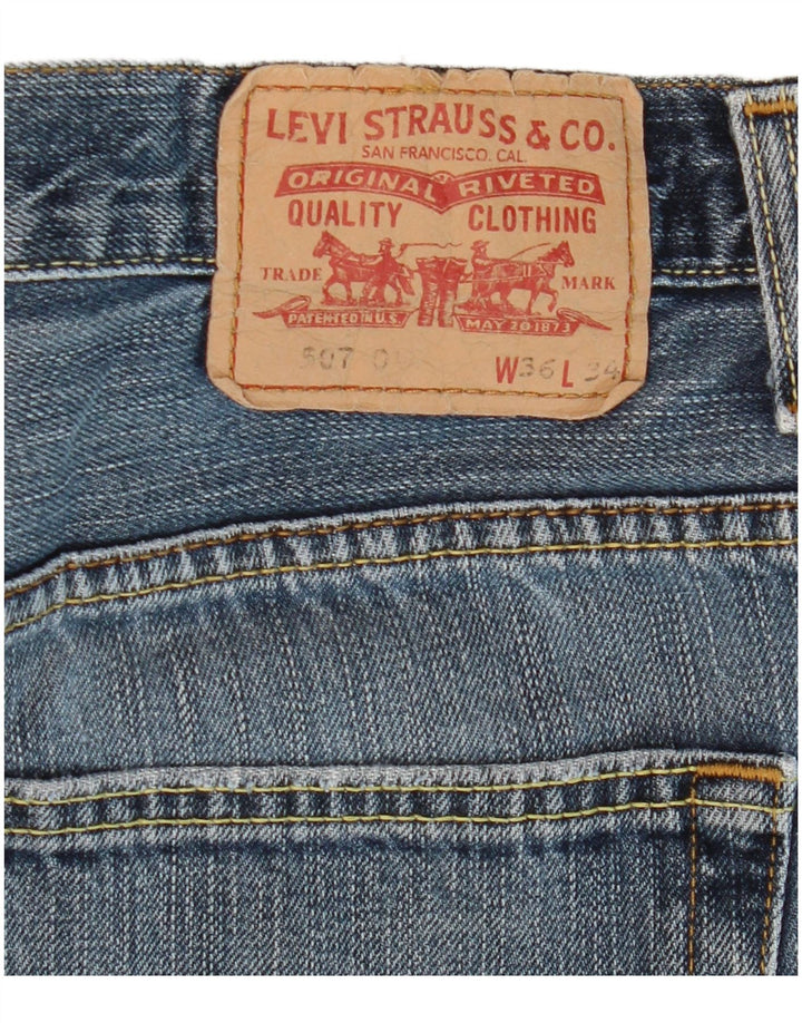 Jeans Levi's 507 Straight Masculino W36 L28 Azul