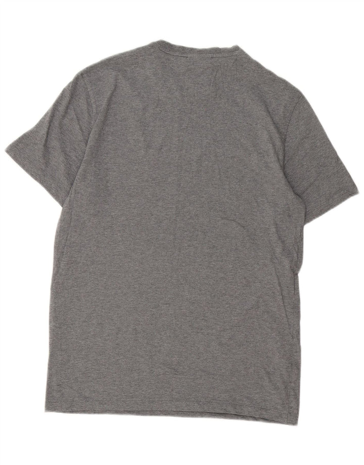 Calvin Klein Camiseta masculina top pequeno algodão cinza