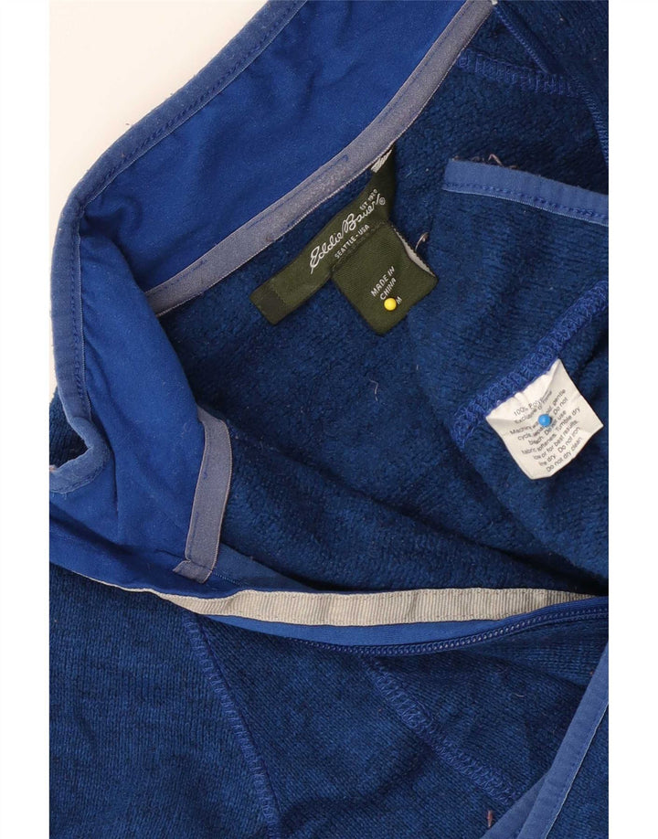Eddie Bauer Jaqueta feminina de treino UK 14 Poliéster azul médio