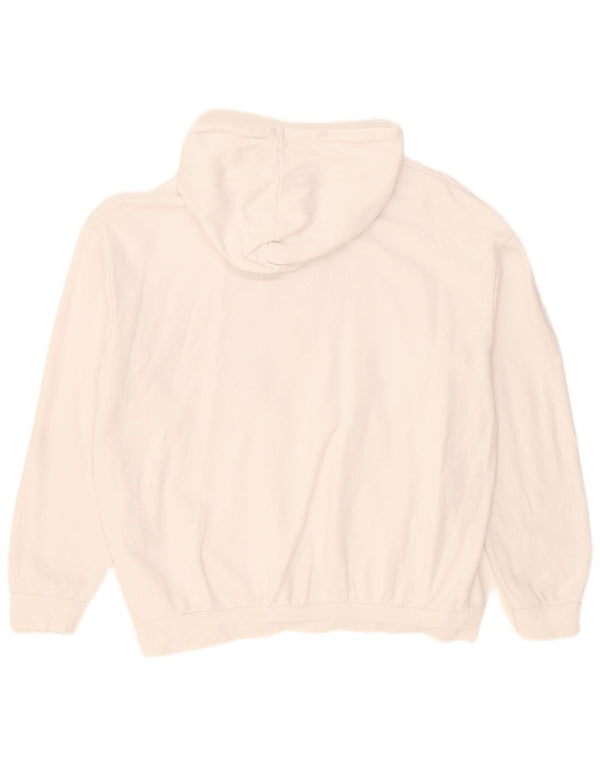 Jack & Jones moletom com capuz masculino grande algodão branco