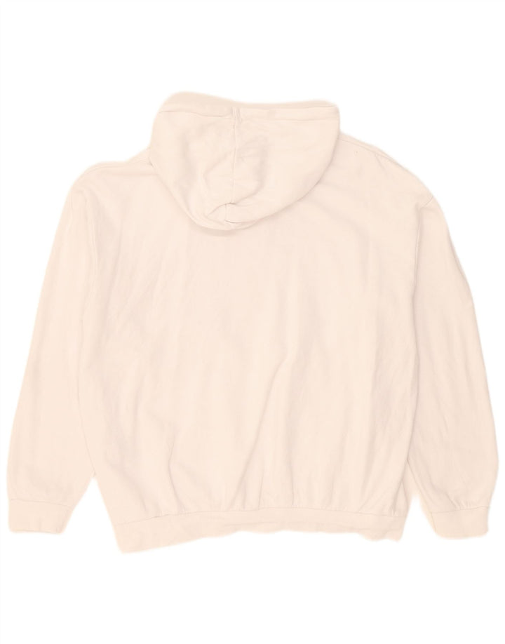 Jack & Jones moletom com capuz masculino grande algodão branco