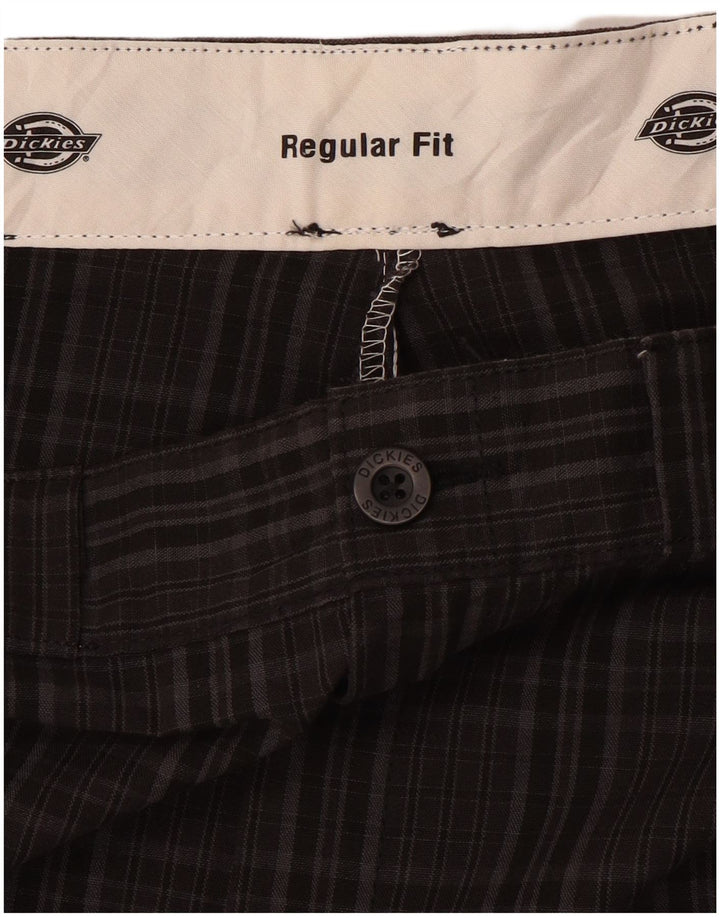 Shorts cargo masculino Dickies Regular Fit W46 3XL marrom xadrez