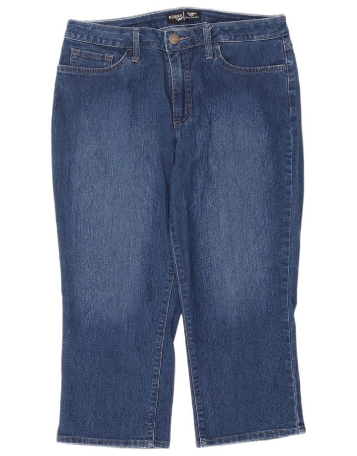 Calça Jeans Capri Feminina Lee Cintura Média W32 L21 Azul