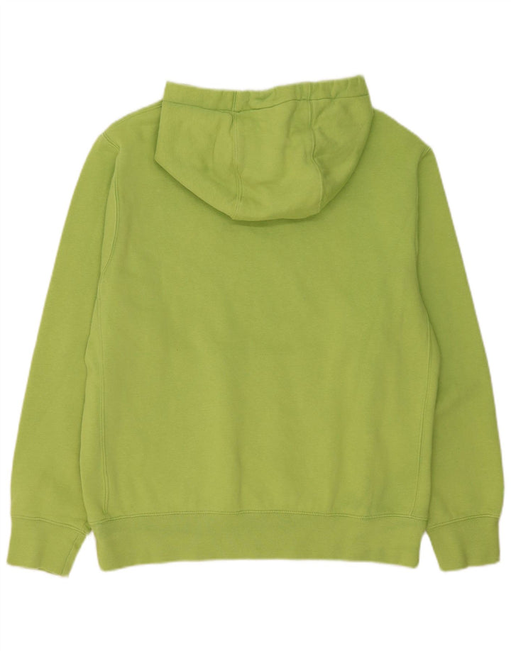 NIKE Mens Hoodie Jumper Médio Algodão Verde