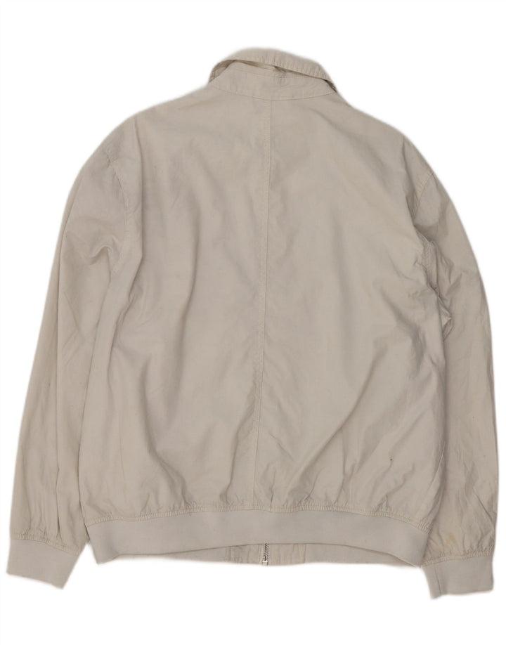 Jaqueta bomber masculina Zara UK 40 grande nylon branco