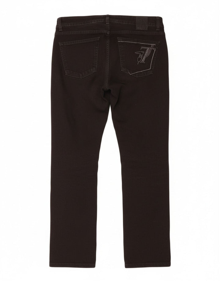 Trussardi Jeans Slim Feminino W28 L28 Algodão Preto