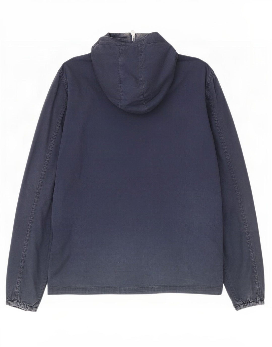 Jaqueta bomber com capuz masculina Pretty Green Reino Unido 38 algodão azul marinho médio