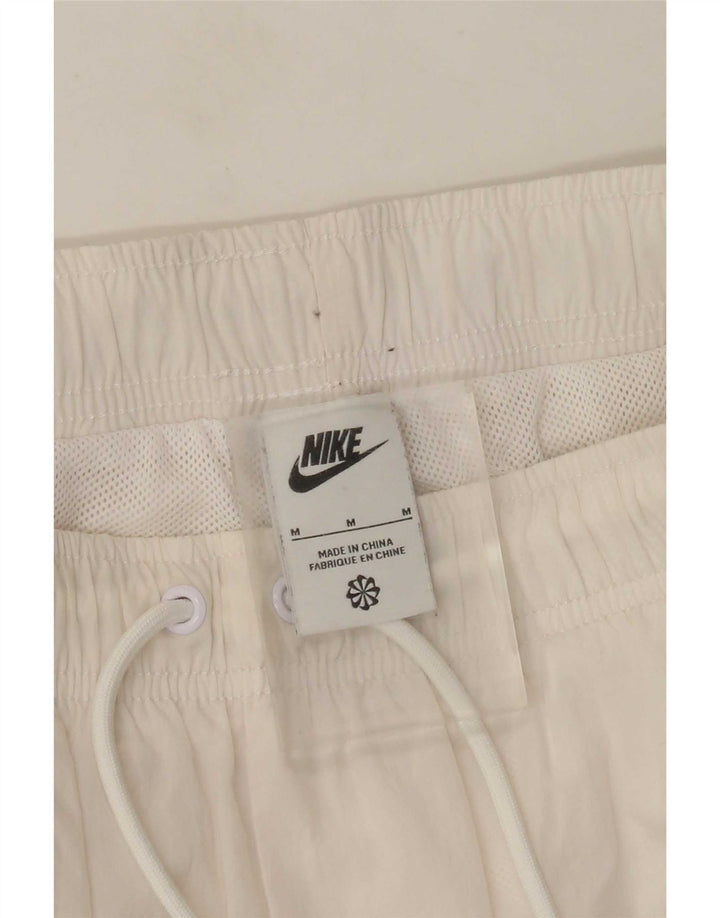 Nike feminino gráfico agasalho calças joggers reino unido 12 médio branco