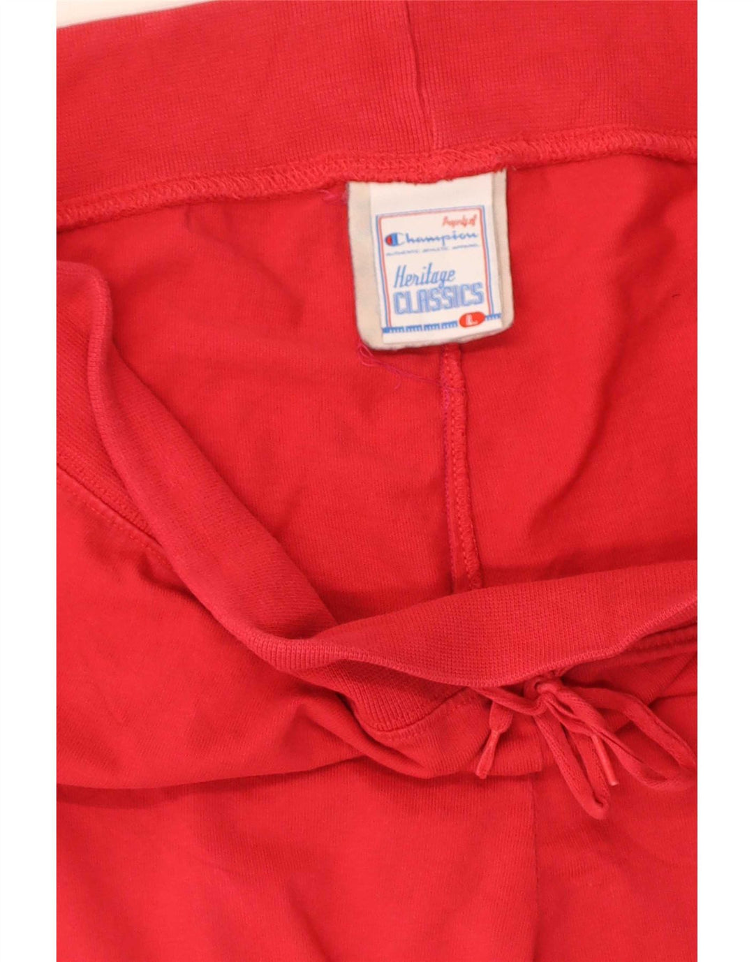Calça de treino feminina Champion grande algodão vermelho