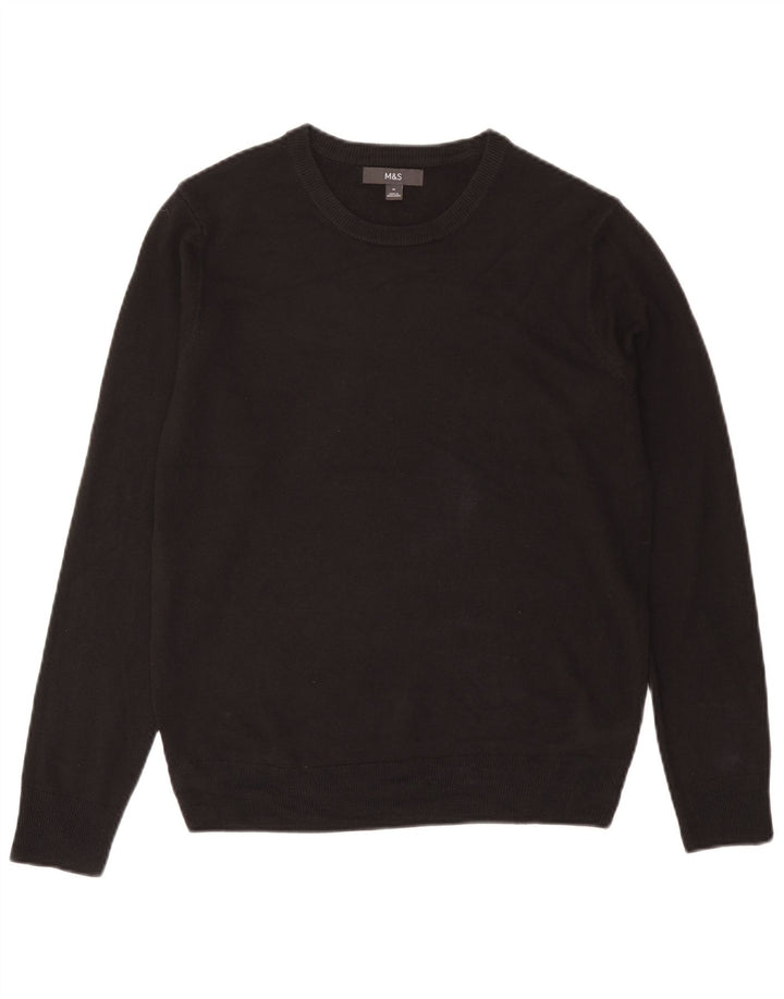 Suéter masculino Marks & Spencer com gola redonda Reino Unido 38/40 cinza médio acrílico