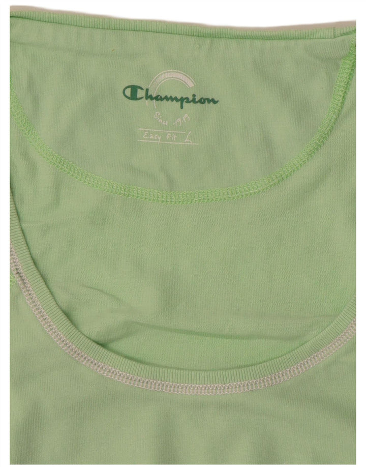 CHAMPION Womens Easy Fit Vest Top UK 14 Grande Verde