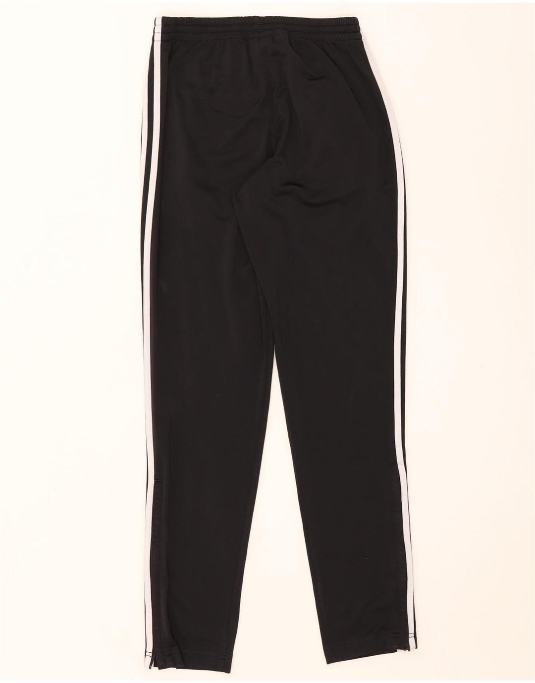 Calça de treino feminina Adidas UK 36/38 pequena preta poliéster