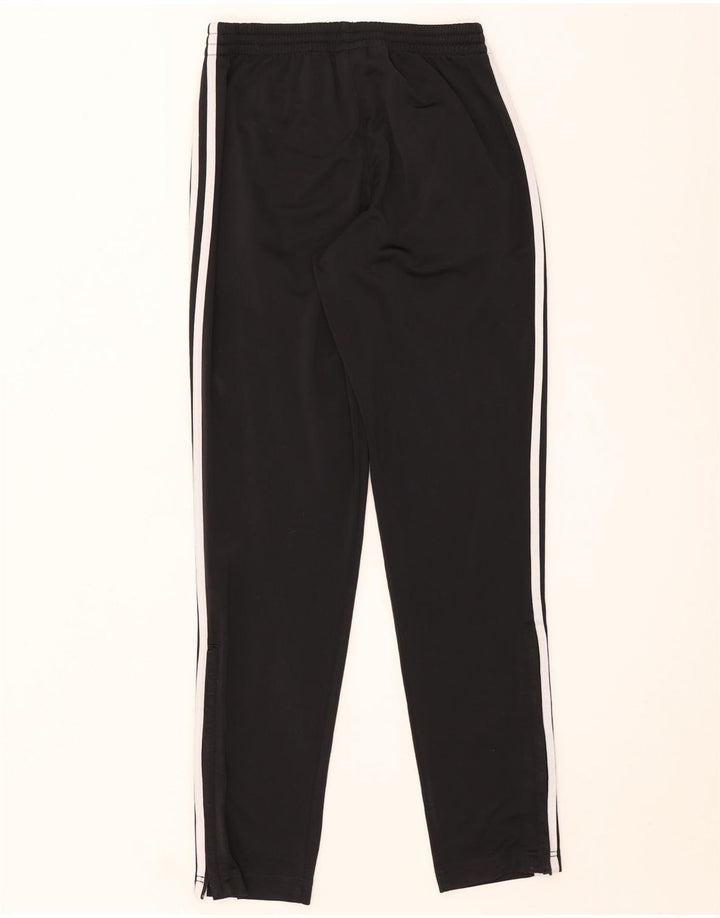 Calça de treino feminina Adidas UK 36/38 pequena preta poliéster