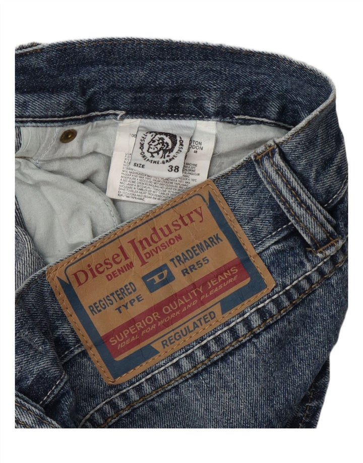 Shorts jeans masculino Diesel W38 XL azul algodão
