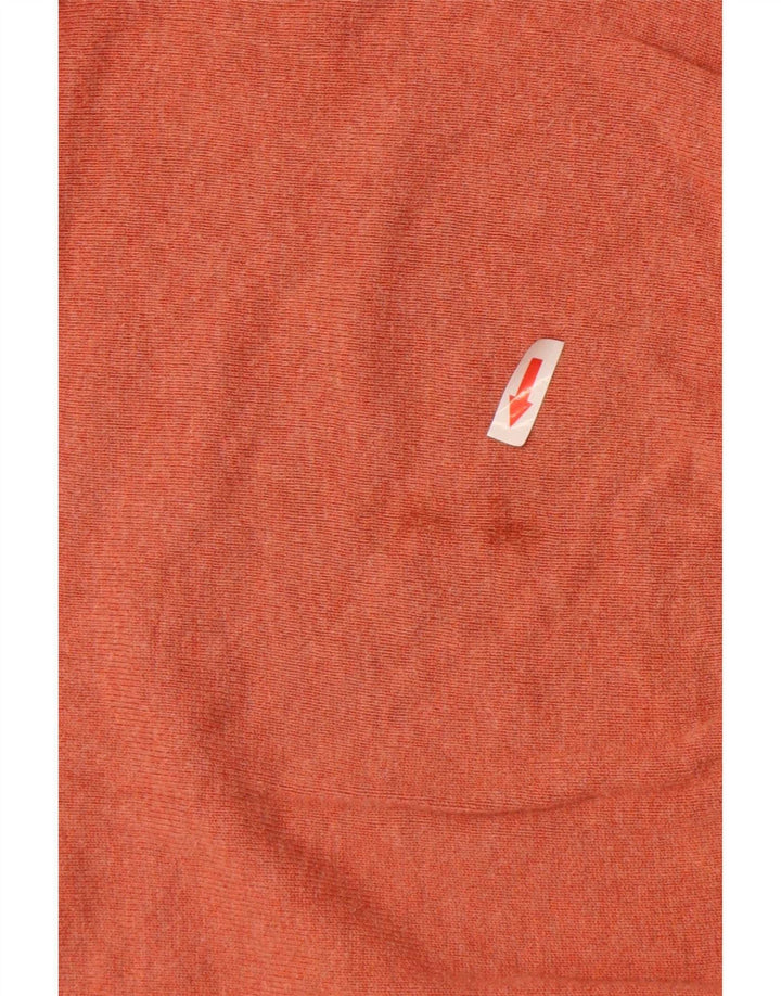 Suéter masculino Marks & Spencer com gola redonda XL laranja algodão