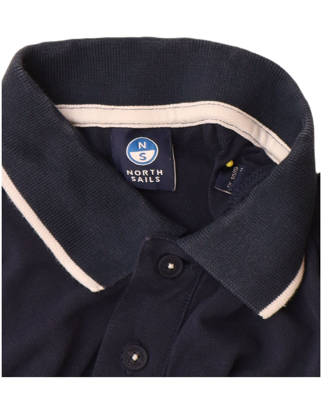 Camisa polo masculina North Sails XS azul marinho algodão