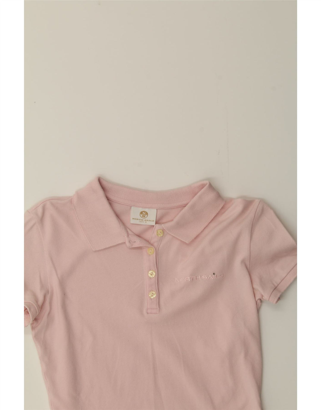 NORTH SAILS Womens Polo Shirt UK 8 Small Pink Cotton Vintage North Sails and Second-Hand North Sails from Messina Hembry 