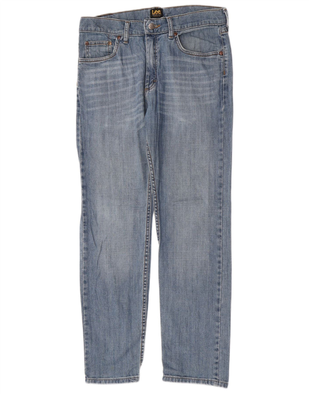 Lee Mens Slim Jeans W31 L30 Azul Algodão
