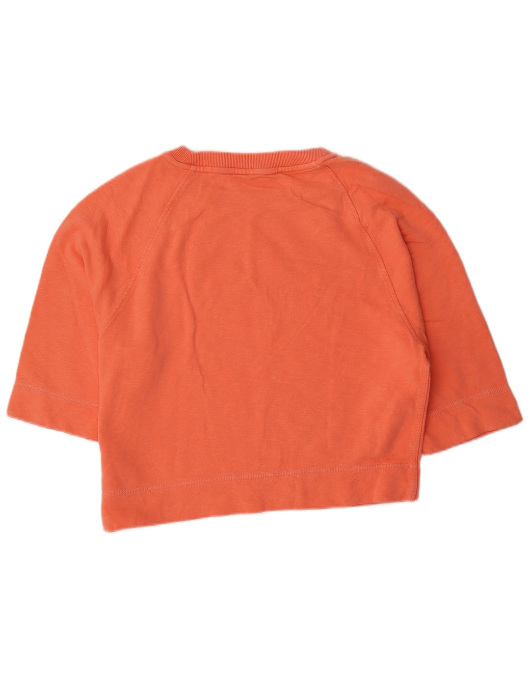 Tommy Hilfiger moletom feminino manga 3/4 jumper UK 14 médio laranja