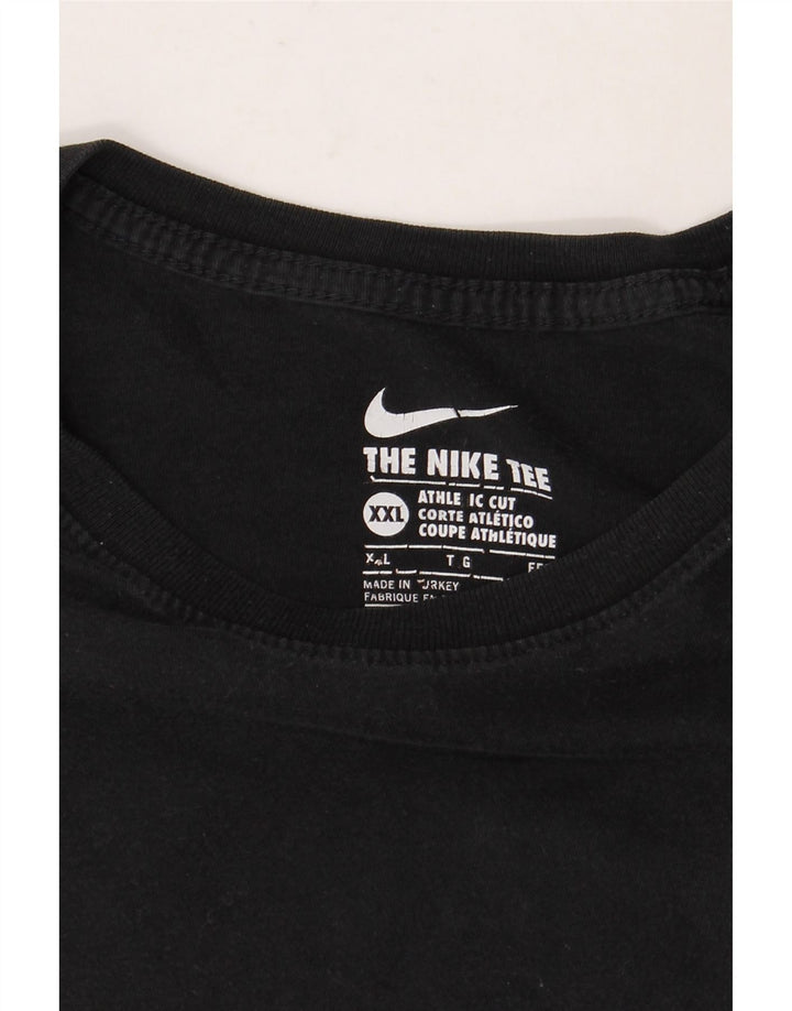 Camiseta Nike masculina com corte atlético 2XL preta