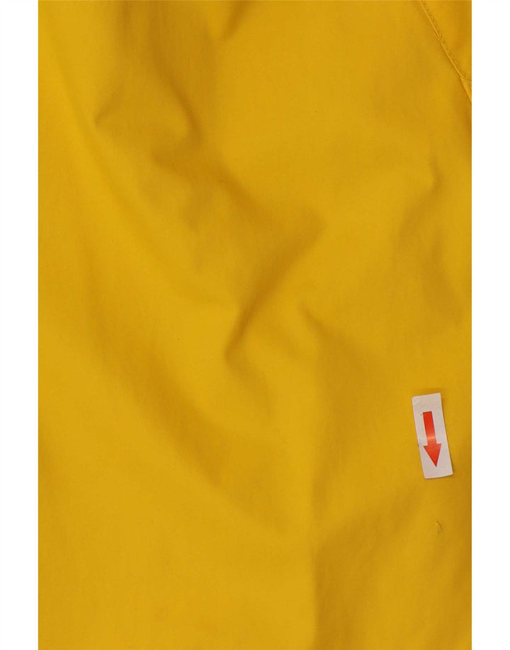 Jaqueta de chuva masculina Nautica UK 42 XL amarelo nylon