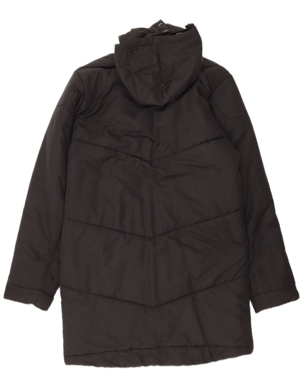 Casaco acolchoado com capuz masculino Under Armour Cold Gear UK 38 poliéster preto médio