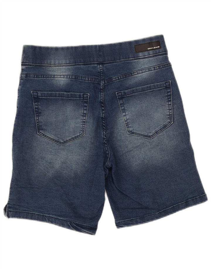 Shorts jeans masculino DKNY pequeno W30 azul algodão