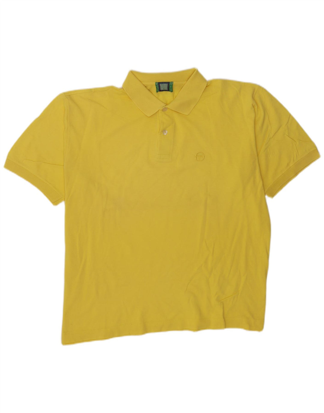 Camisa pólo masculina Sergio Tacchini 2XL algodão amarelo