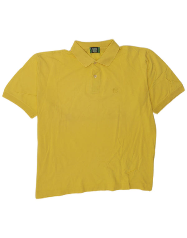 Camisa pólo masculina Sergio Tacchini 2XL algodão amarelo