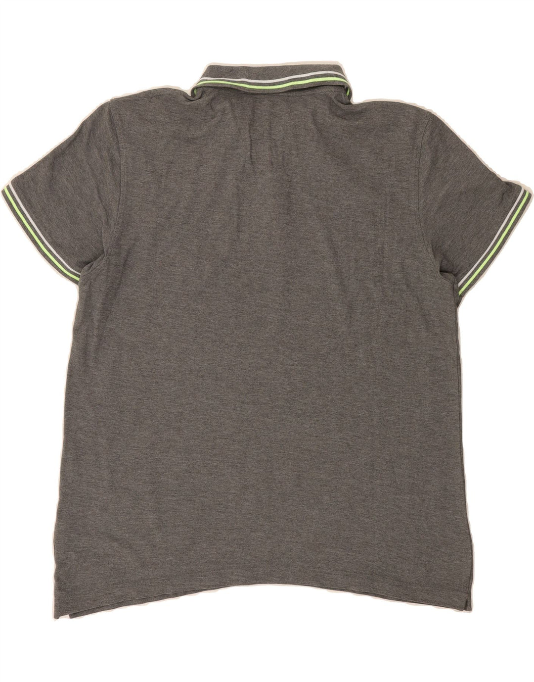 LOTTO Mens Polo Shirt 2XL Grey Cotton Vintage Lotto and Second-Hand Lotto from Messina Hembry 