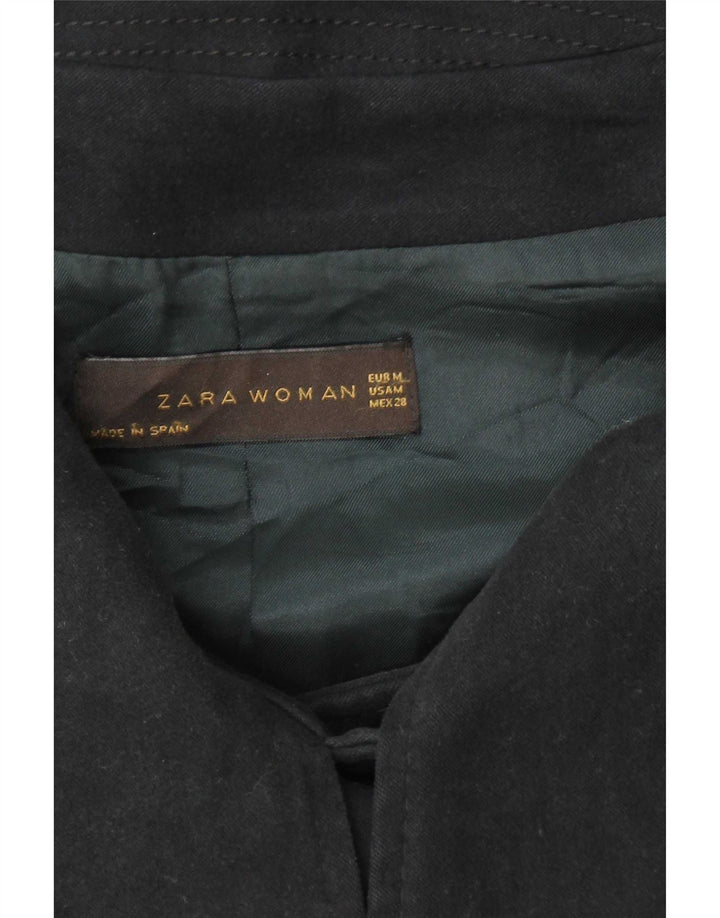 Jaqueta blazer feminina Zara com 2 botões Reino Unido 14 médio preto