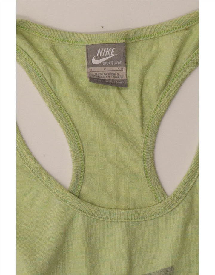 Colete gráfico feminino NIKE UK 8 pequeno verde