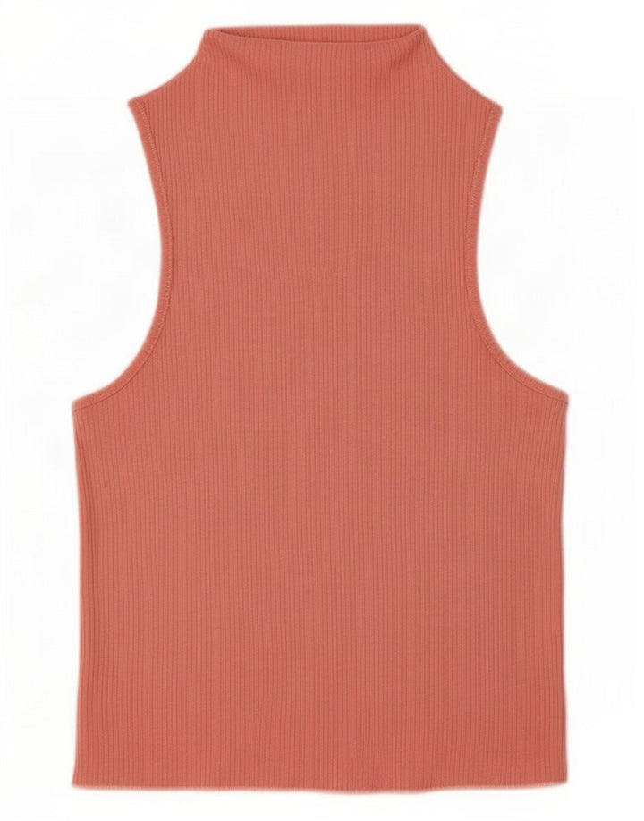 Colete feminino Topshop UK 10 pequeno rosa