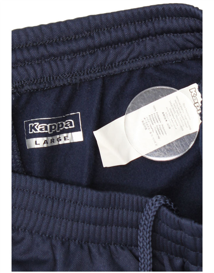 Calça de treino Kappa Boys 13-14 anos grande azul marinho poliéster