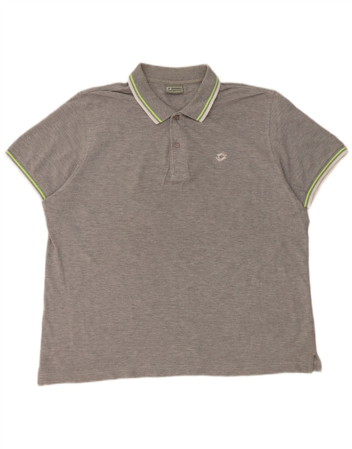 Camisa polo masculina Lotto XL cinza