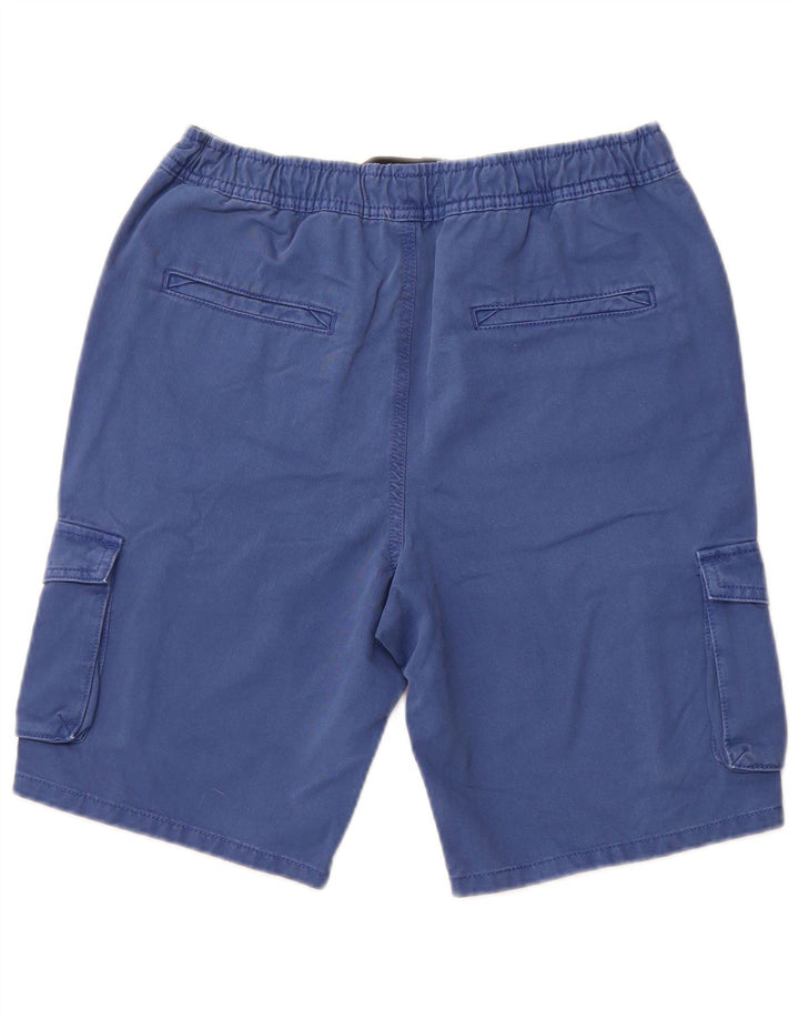 Shorts cargo masculino MARKS & SPENCER 14-15 anos W28 algodão azul