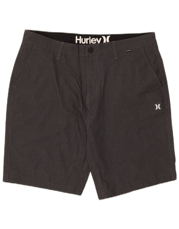 Hurley Mens Chino Shorts W36 Grande Poliéster Cinza