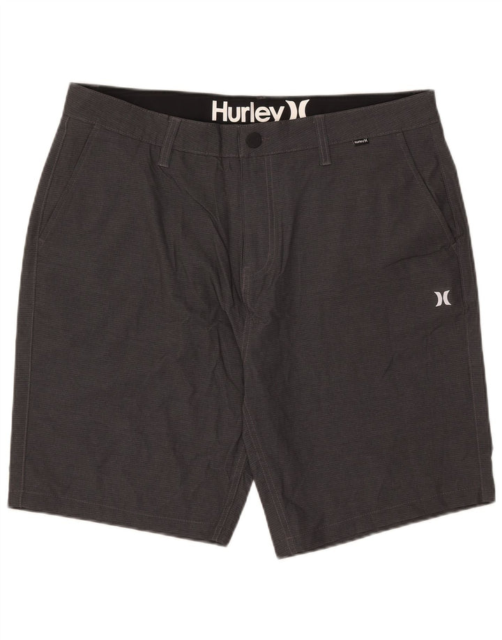 Hurley Mens Chino Shorts W36 Grande Poliéster Cinza